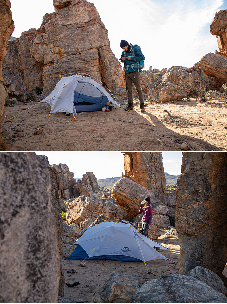 Cheap Goat Tents  Cloud Up   Wing UltraLight 15D 1.5KG 2 Person tent for Outdoor Camping Hiking With Free Mat Tents 
